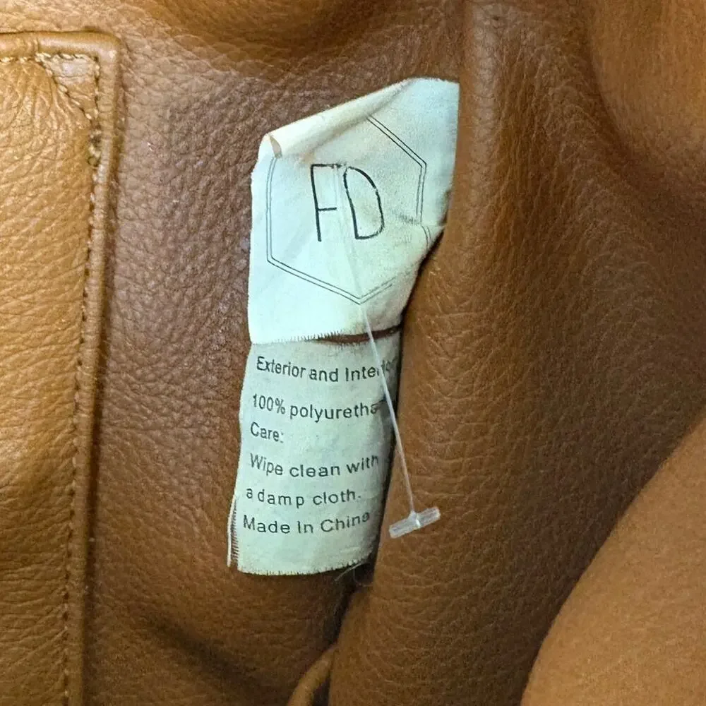 Fawn Design The Original Convertible Diaper Bag Brown Faux Leather